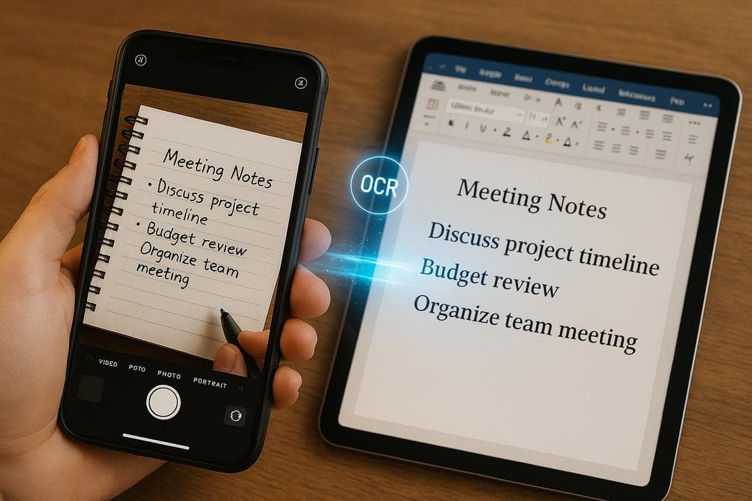 Convert Handwritten Notes to Word Documents – Try For Free